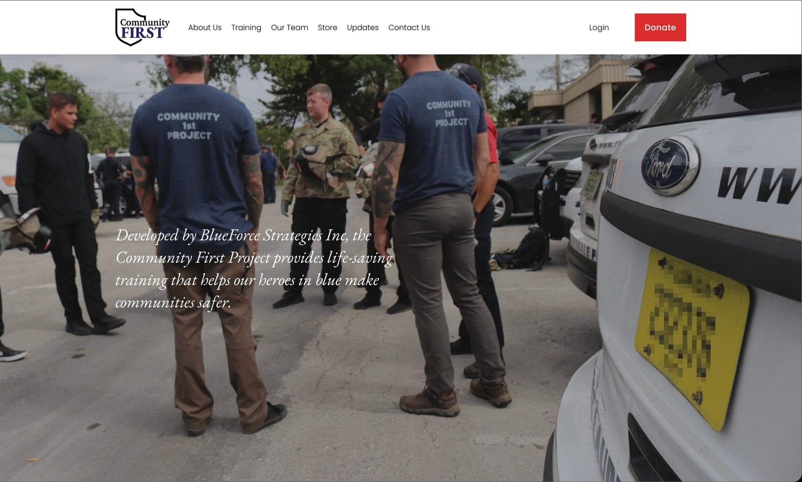 Screenshot of Community First Project